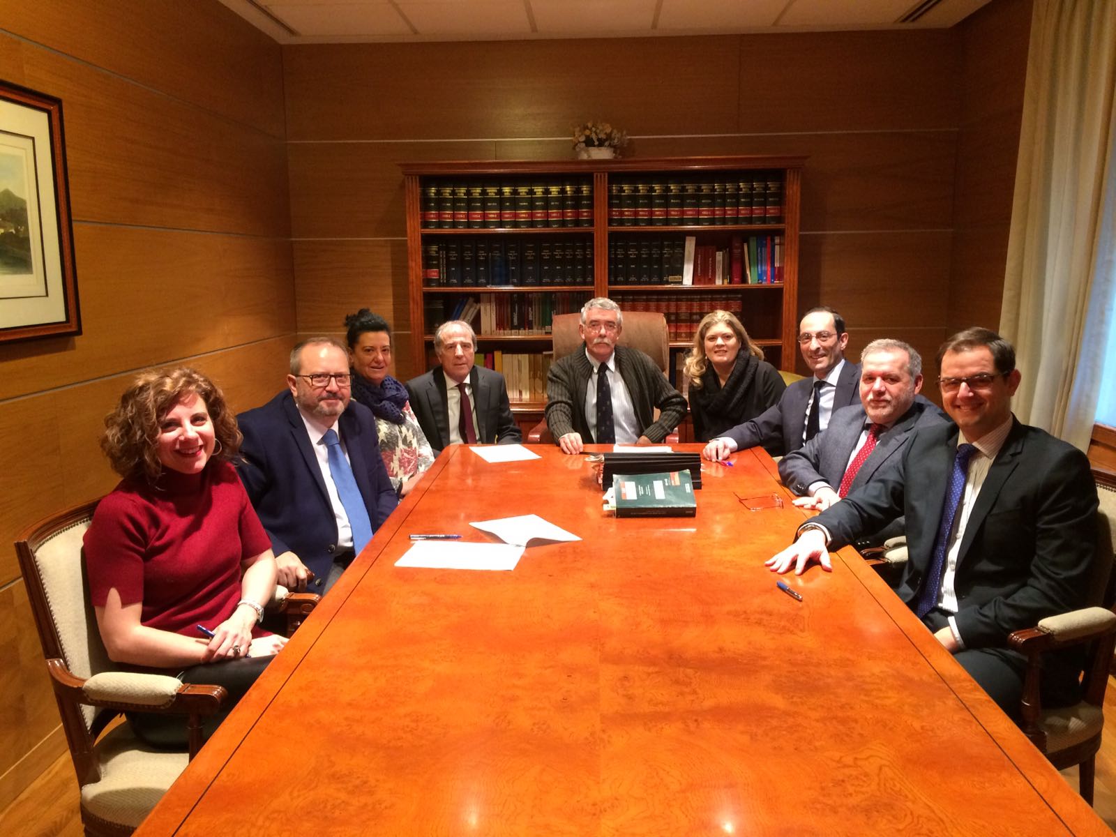 La Sala de Gobierno celebra su última reunión en el actual Palacio de Justicia